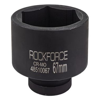 Головка ударная глубокая 1'', 67мм (6гр.) RockForce RF-48510067