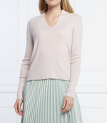 Хлопковый свитер ranch Max Mara Leisure - пудрово-розовый(33610426600)