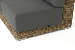 "Капри" модуль диванный правый с подушками, цвет соломенный