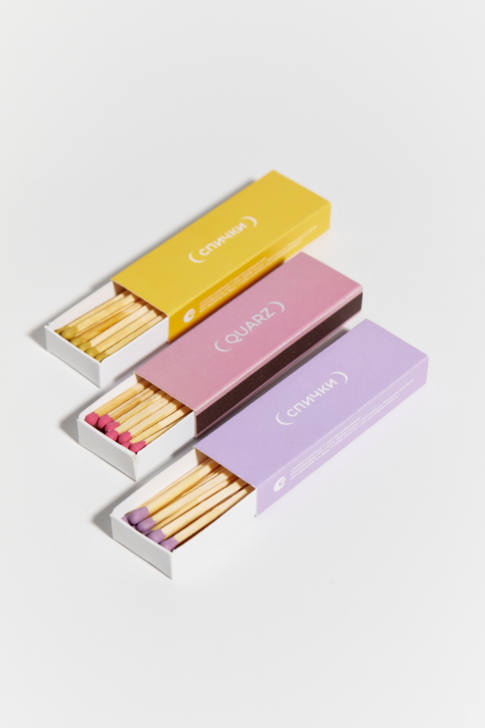 Спички QUARZ лавандовые