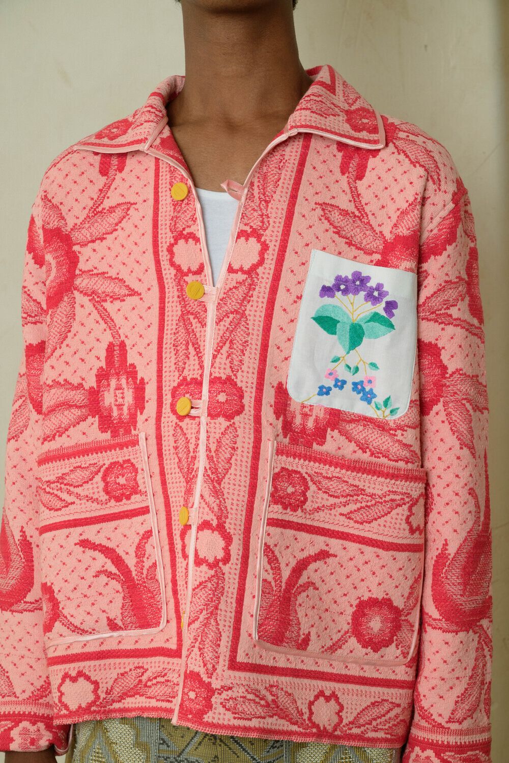 Куртка Soeurs с Цветами / One's Early Days розовая