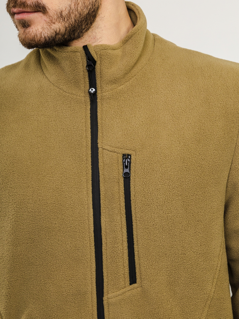 Кофта "НОХО" флисовая мужская, цвет "Болотные угодья"