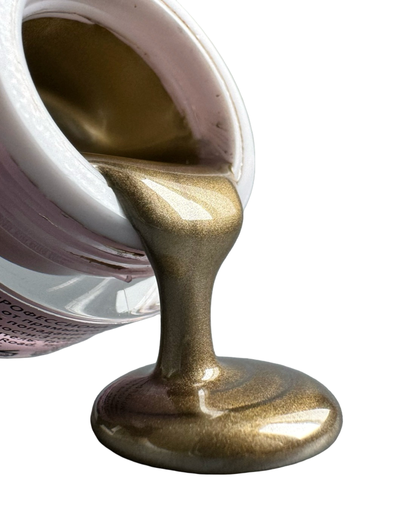 Гель-краска жидкий металл золото Pink House 5гр