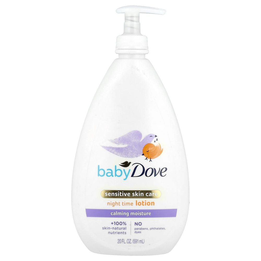 Dove, Для детей, уход для чувствительной кожи, ночной лосьон, 591 мл (20 жидк. унц.)