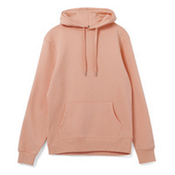 Толстовка с капюшоном унисекс Hoodie, бежевая (nude)