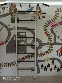 Монтаж шведской стенки Sv Sport в бетонные, кирпичные стены