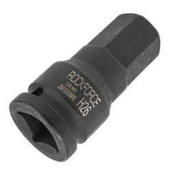 Головка-бита ударная 6-гранная 26мм,3/4'' RockForce RF-26410026MPB