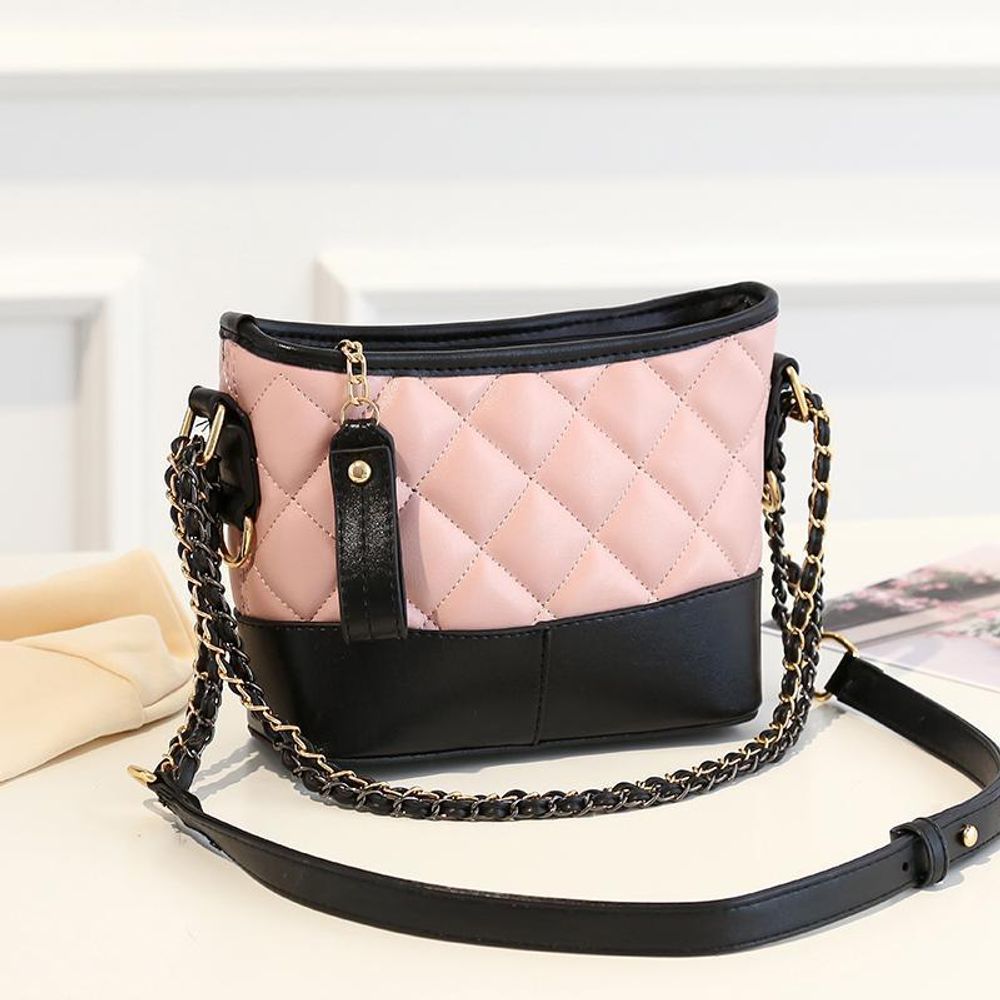 Стильная женская повседневная розовая сумочка из экокожи Dublecity 3358-4