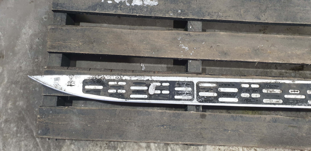 Накладка порога левого Mercedes ML GLE (W166) 11-18 Б/У Оригинал A1666900375