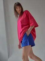 Футболка One Two Logo Bright Rose