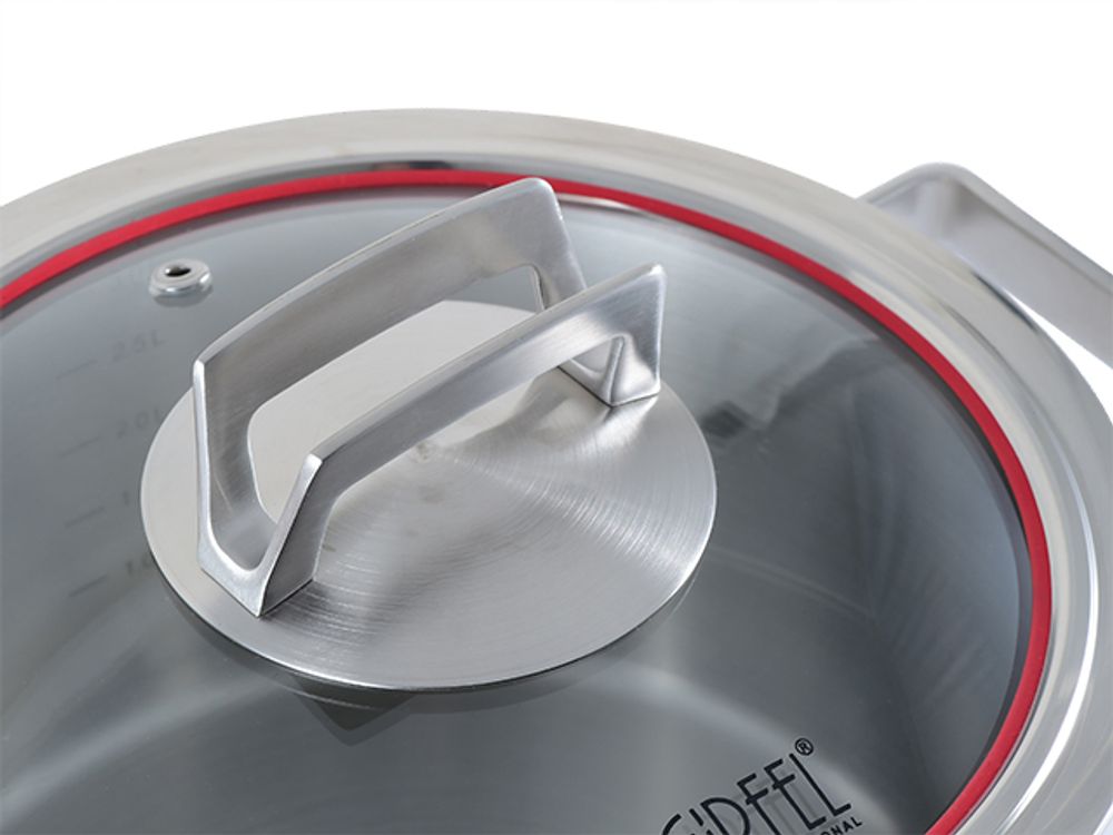 Кастрюля из нержавеющей стали Gipfel Toros 1834 24 см/6,1 л