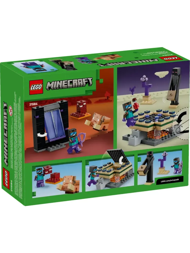 Конструктор Minecraft 21584 Через Нижний мир и Край