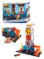 Игровой набор Хот вилс City Мастерская Крутой поворот HDP02 | Hot Wheels City Super Twist Tire Shop 4+