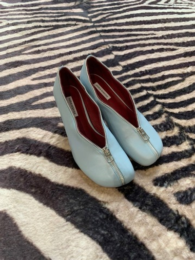 Туфли ZIPPER BLUE