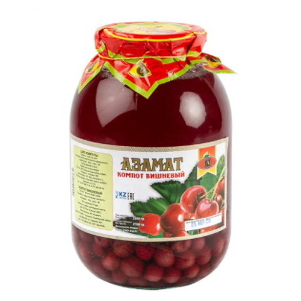 Компот Азамат вишневый 2 л