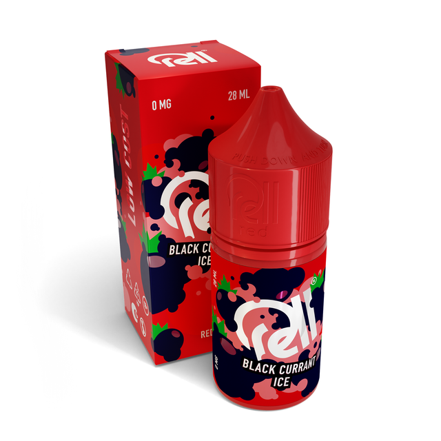 Rell Red 28 мл - Black Currant Ice (0 мг)