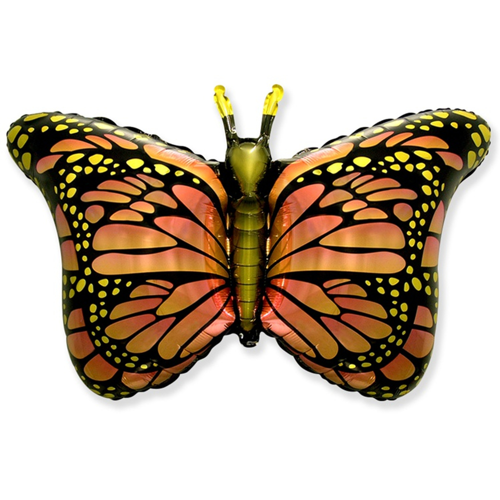 Шар Фольгированный Бабочка крылья оранжевые (Оранжевый)