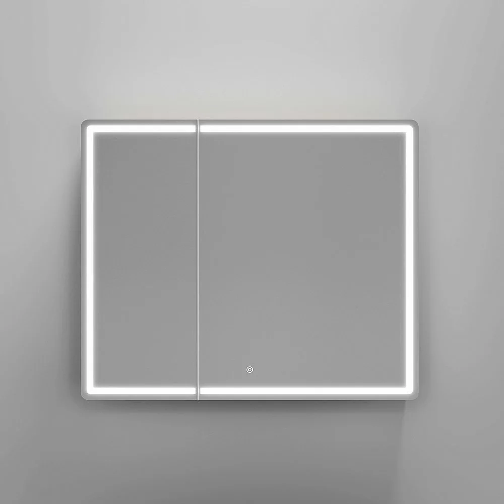 Зеркальный шкаф Sancos Mirror MI90EG дуб галифакс натуральный