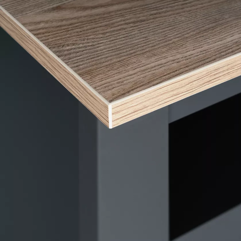 Тумба САГА, 51,2*41,4*62,2 см, серый/ясень