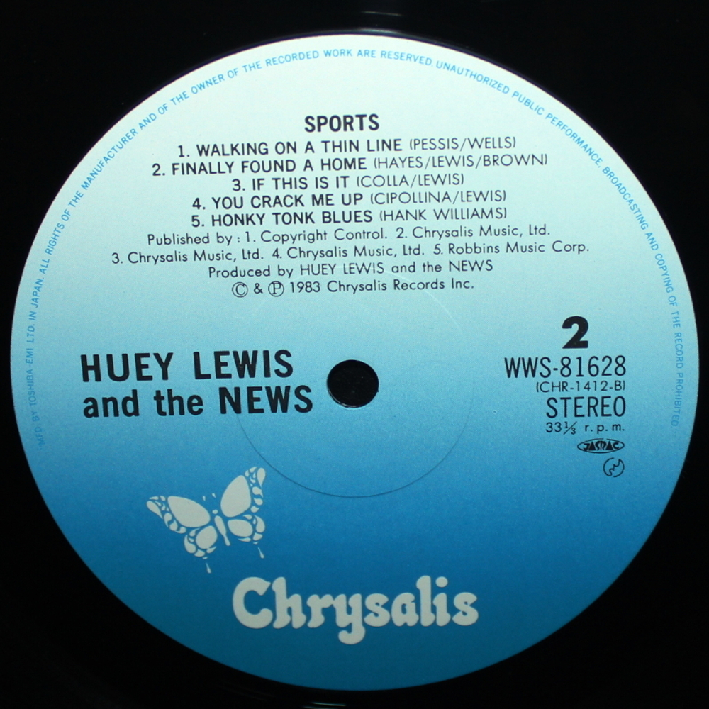 Huey Lewis And The News / Sports (LP)