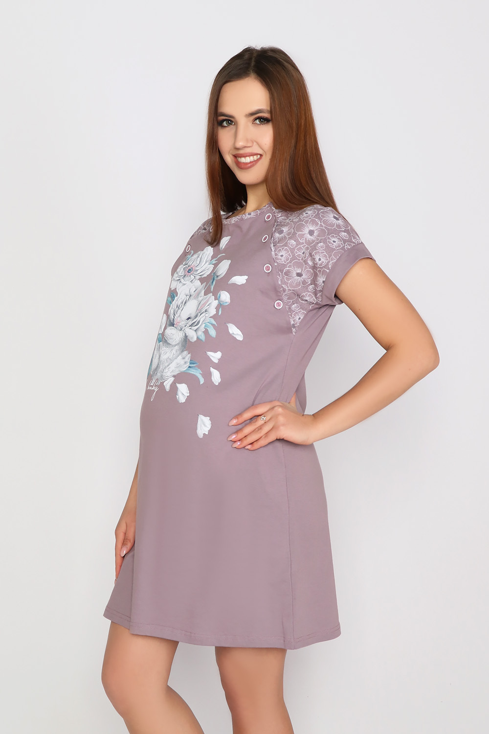 Пижама женская сорочка+халат КЖ 0223