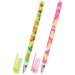 Ручка шариковая с принтом FUNSTER STICK "CUTE CAPY", СИНЯЯ, узел 0,7 мм, линия 0,35 мм, 144393