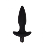 Анальная пробка с вибрацией Hati черная 14,5 см