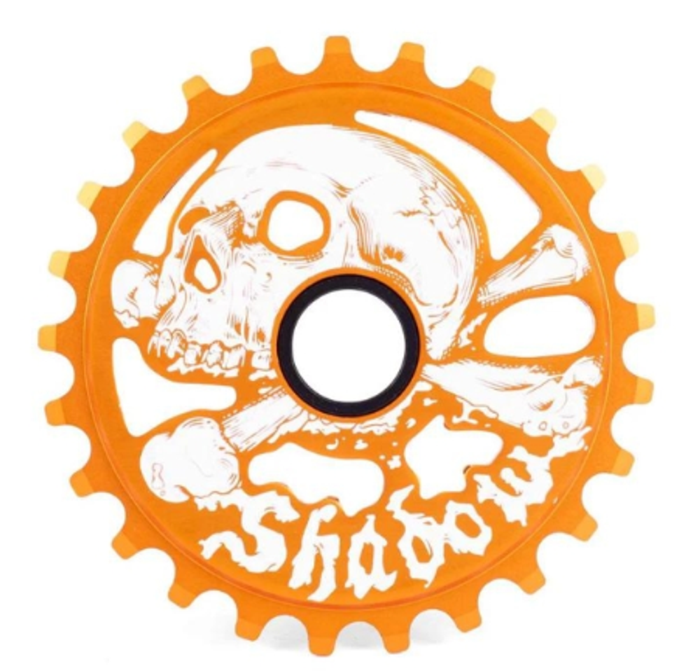BMX звезда Shadow Cranium Sprocket Clockwork Orange 25T NEW