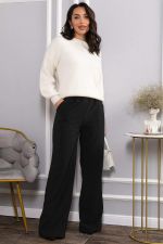 Брюки на резинке Бинори (черные) Б14405-30М LT Collection