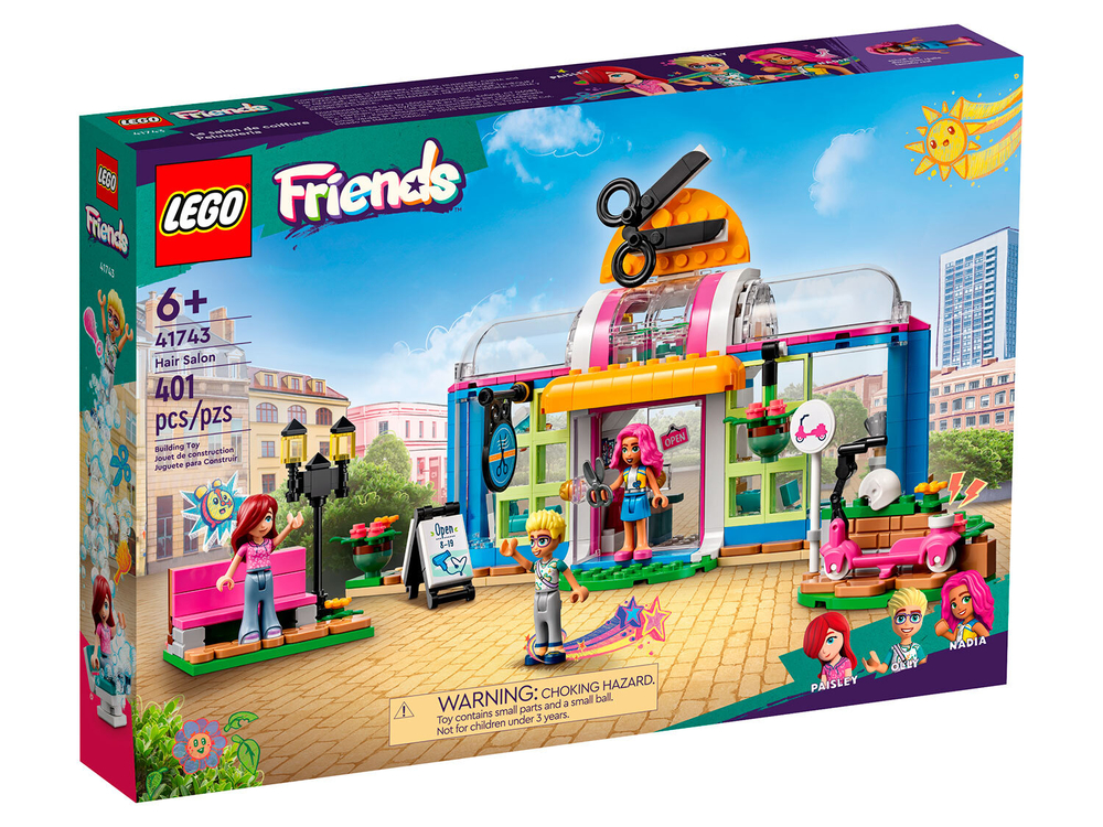LEGO Friends 41743 — парикмахерская Хартлейк-Сити, стиль и игра