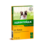Адвантейдж для собак до 4 кг упаковка (4 пипетки)