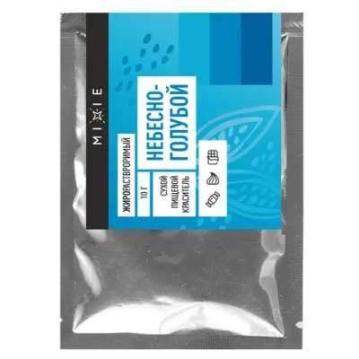 Краситель сухой жирорастворимый MIXIE Небесно-голубой 10 г