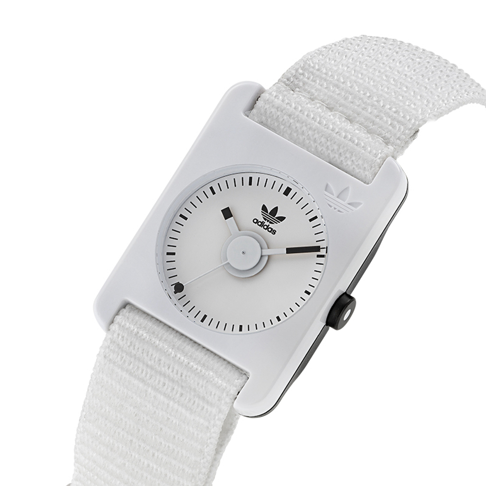 Adidas Originals Wrist Watch Quartz Movement Nylon Strap White Dial Unisex