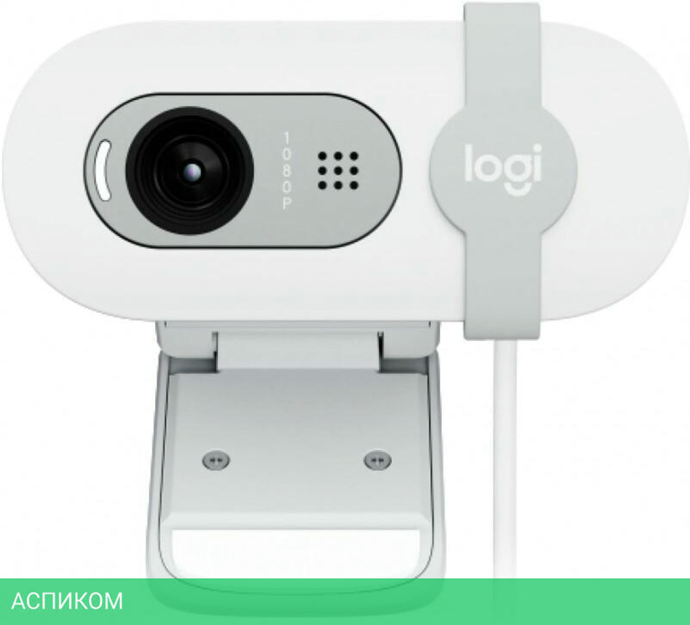 Веб-камера Logitech Brio 100 белый (960-001618)