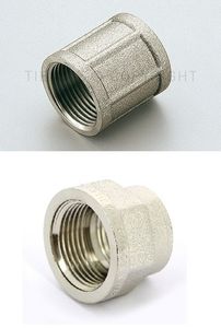 Муфты Tiemme ВР/ВР никелированные латунные Серия 1550N