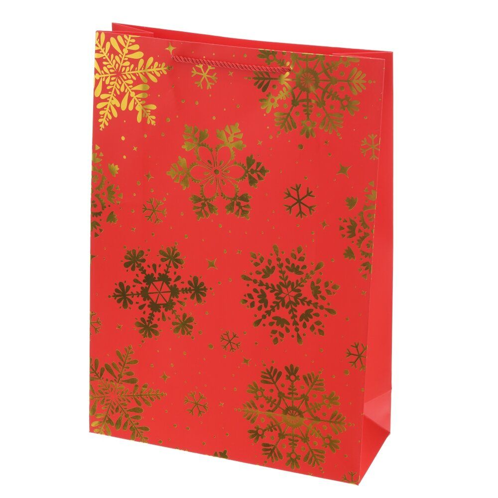 GAEM Пакет подарочный L (бумага 210г/м2, блок 12шт), L31 W12 H44 см, 4в.