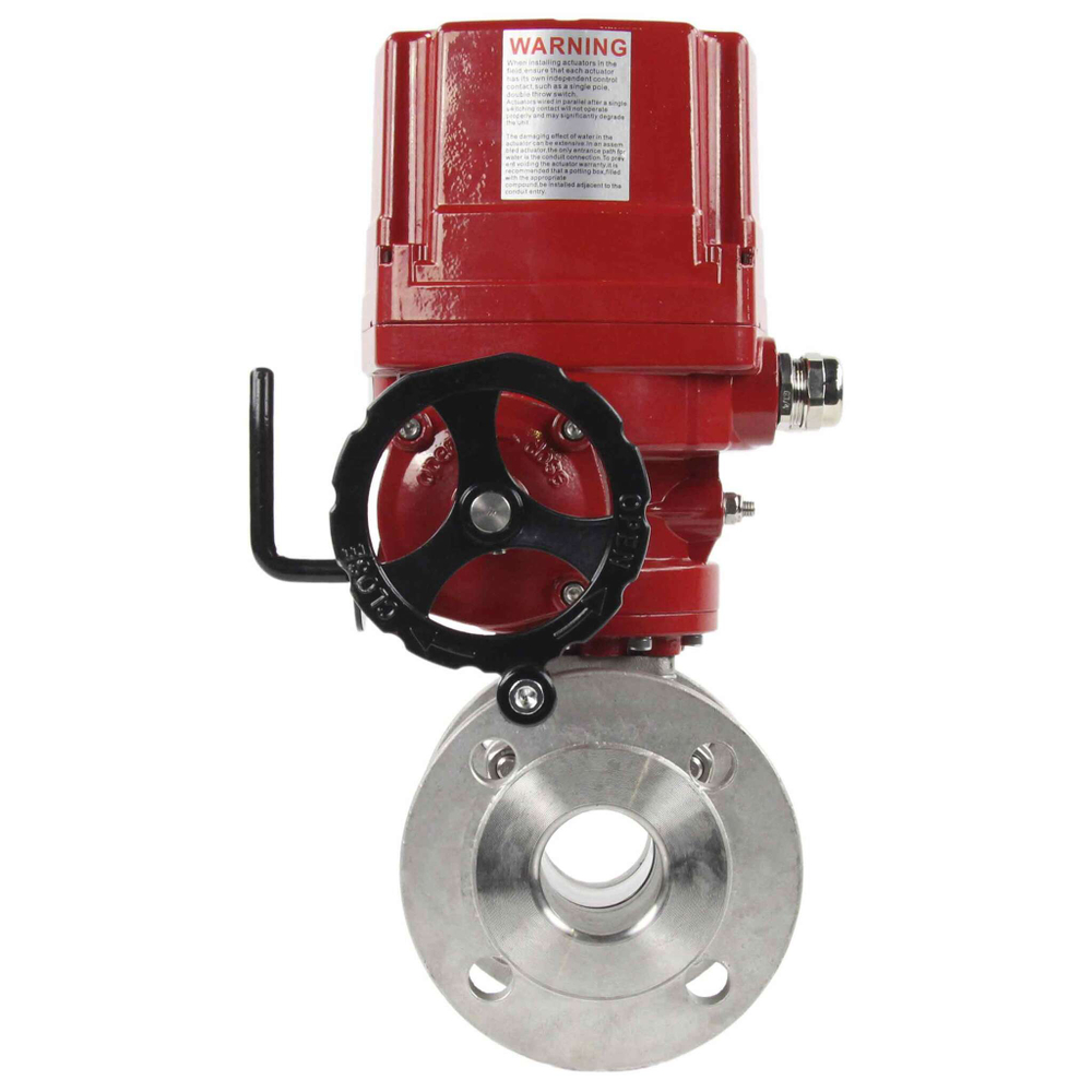 Stainless steel ball valve Elephant kchfp-elephant-ex-110/220v, body material - stainless steel AISI 316, ball material - stainless steel AISI 316, seal - PTFE, electric actuator operated