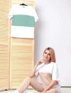 Футболка *Happy moms* для беременных и кормящих мам