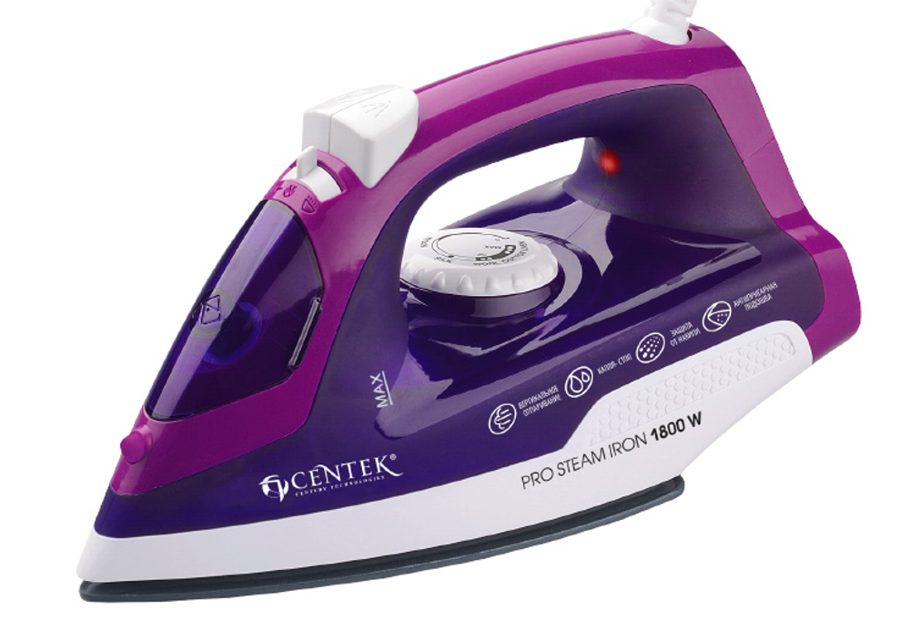 Утюг Centek-2348 (фиолетовый)