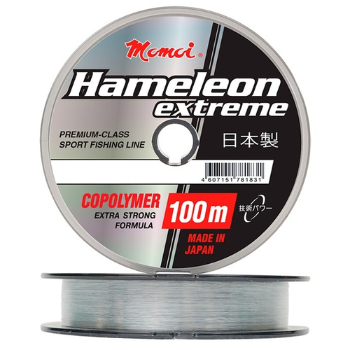 Леска Hameleon Extreme 0,21 мм., 5,0 кг, 100 м, прозрачная