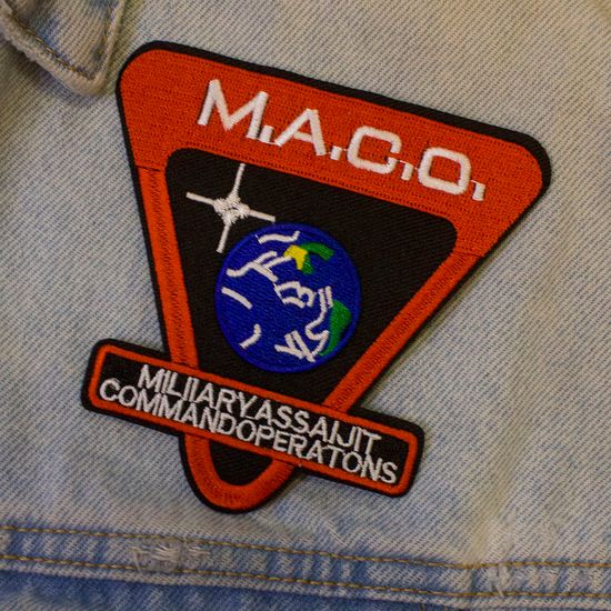 Нашивка на куртку. M.A.C.O.