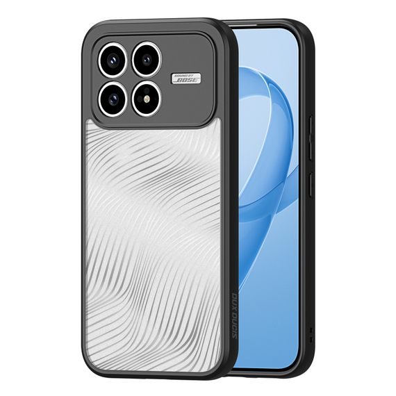 Чехол прозрачный с черными мягкими рамками для Xiaomi Poco F8 Pro и Redmi K90, серия Aimo Series Case от Dux Ducis