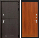 Дверь входная Лабиринт URBAN 05 - Итальянский орех металлическая