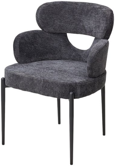 Стул VALTER RAVEN-18 Серый, ткань / Черный каркас