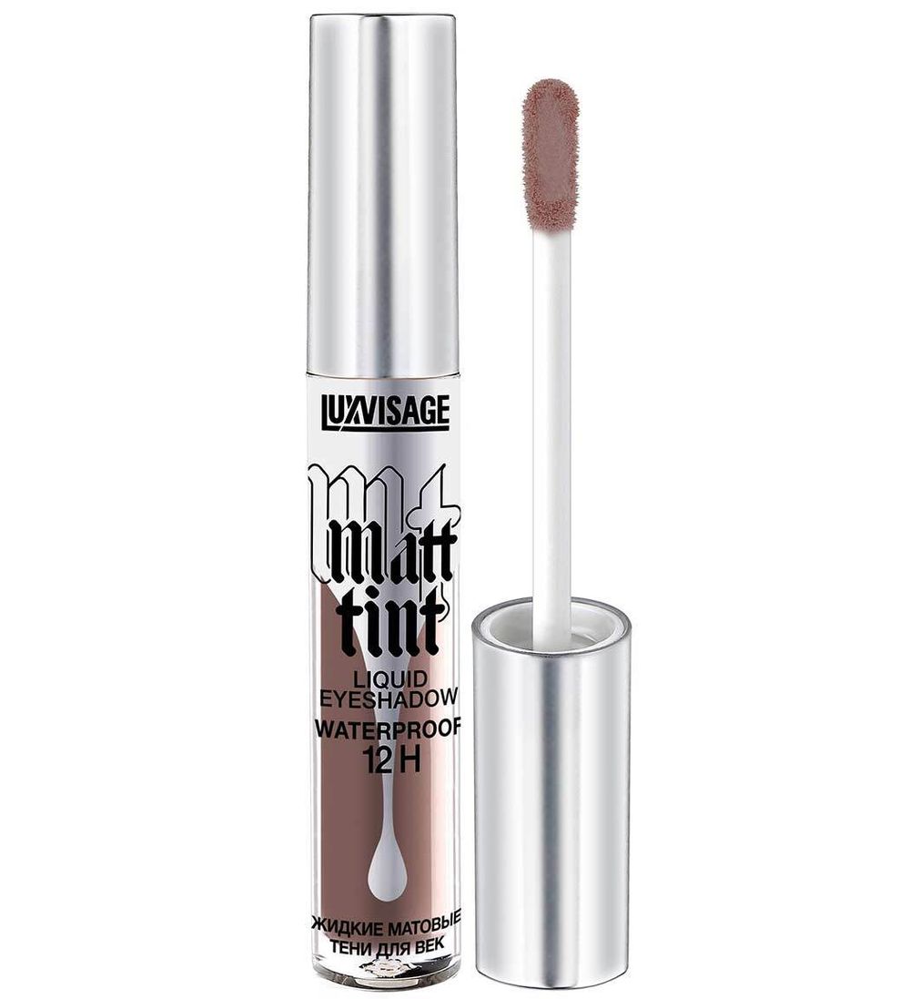 Жидкие матовые тени для век LuxVisage Matt Tint Liquid Eyeshadow - 110 DARK CHOCOLATE
