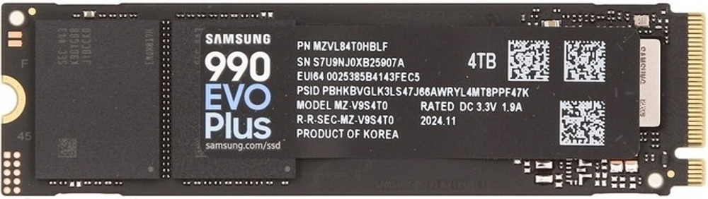 SSD Samsung 990 EVO Plus MZ-V9S4T0BW 4000 Гб