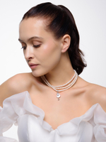 Колье "Celebrity white" Silver