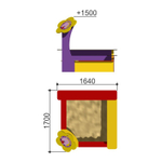 Песочница «Подсолнух» Romana 109.19.00