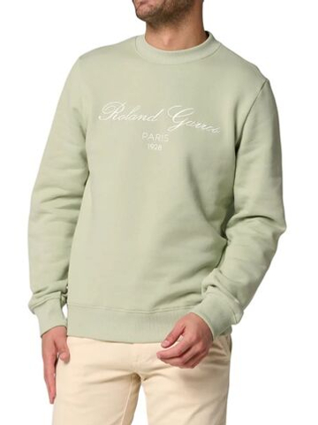 Мужская теннисная кофта Roland Garros Sporty Chic Titouan - зеленая