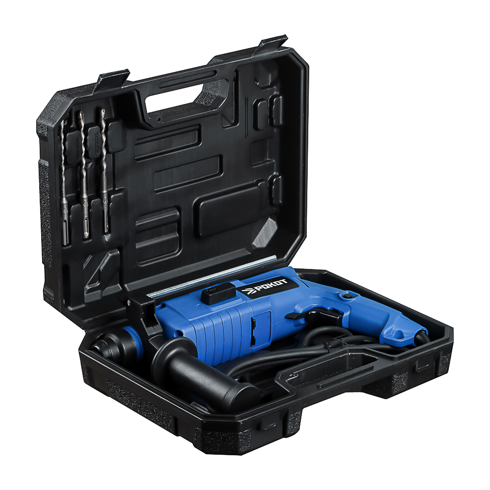 Перфоратор Рокот 720Вт, SDS plus в кейсе